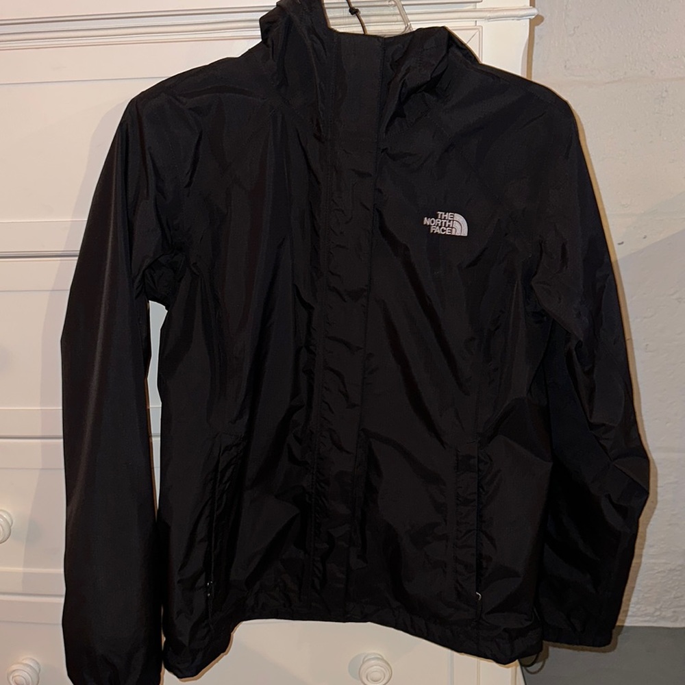 North Face rain coat